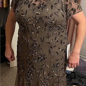 Very lovely long dress, worn once to son’s wedding. Beaded gown with sequins